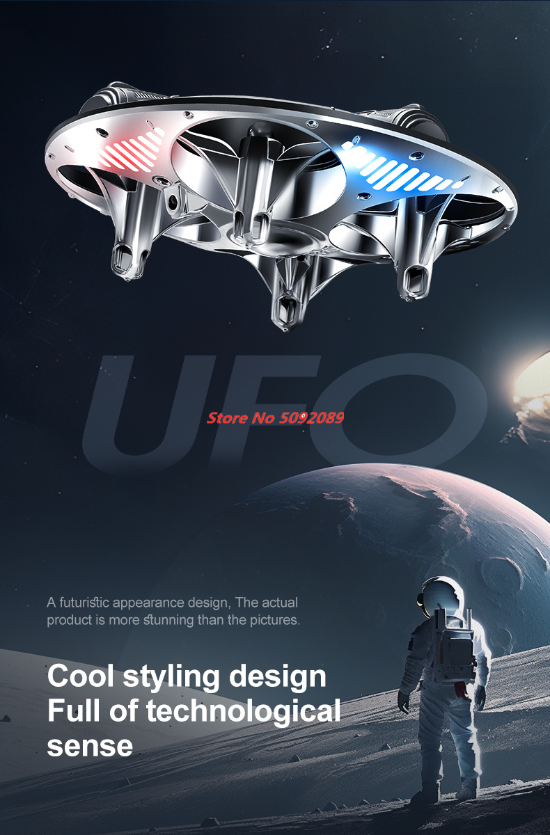 Drone Led Light - Smart Attitude Hold Hover Mini Remote