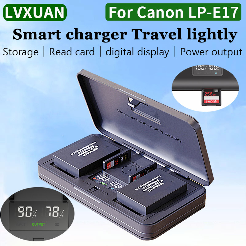 Canon Camera Eos R50 - LVXUAN LP-E17 Battery Charger,For Canon EOS