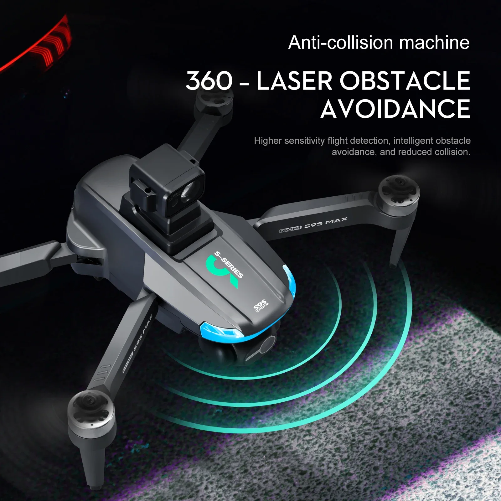 NEW S9S MAX MINI Drone 4K 2-Ax - Drone Gps Mount 评论和价格