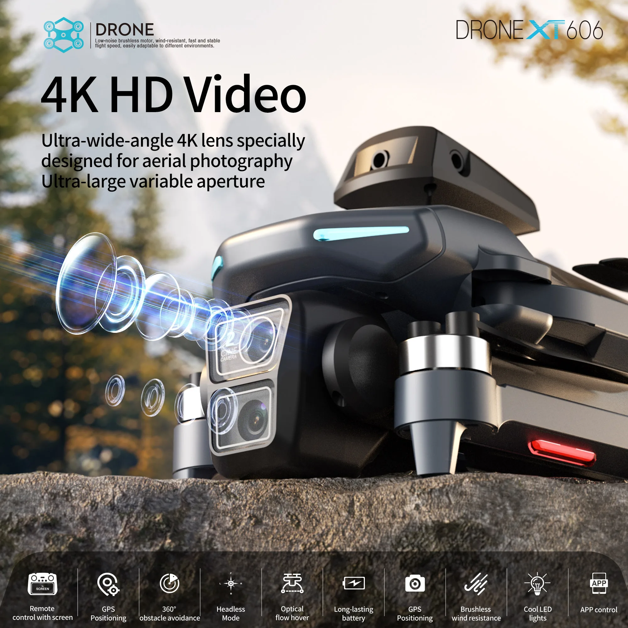 Lenovo XT606 MAX GPS Drone 4k  - Drone Gps Mount 评论和价格