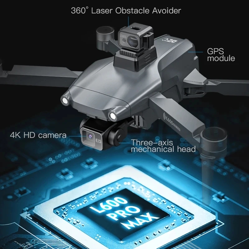 L600 PRO MAX GPS Drone Profess - Drone Gimbal 评论和价格